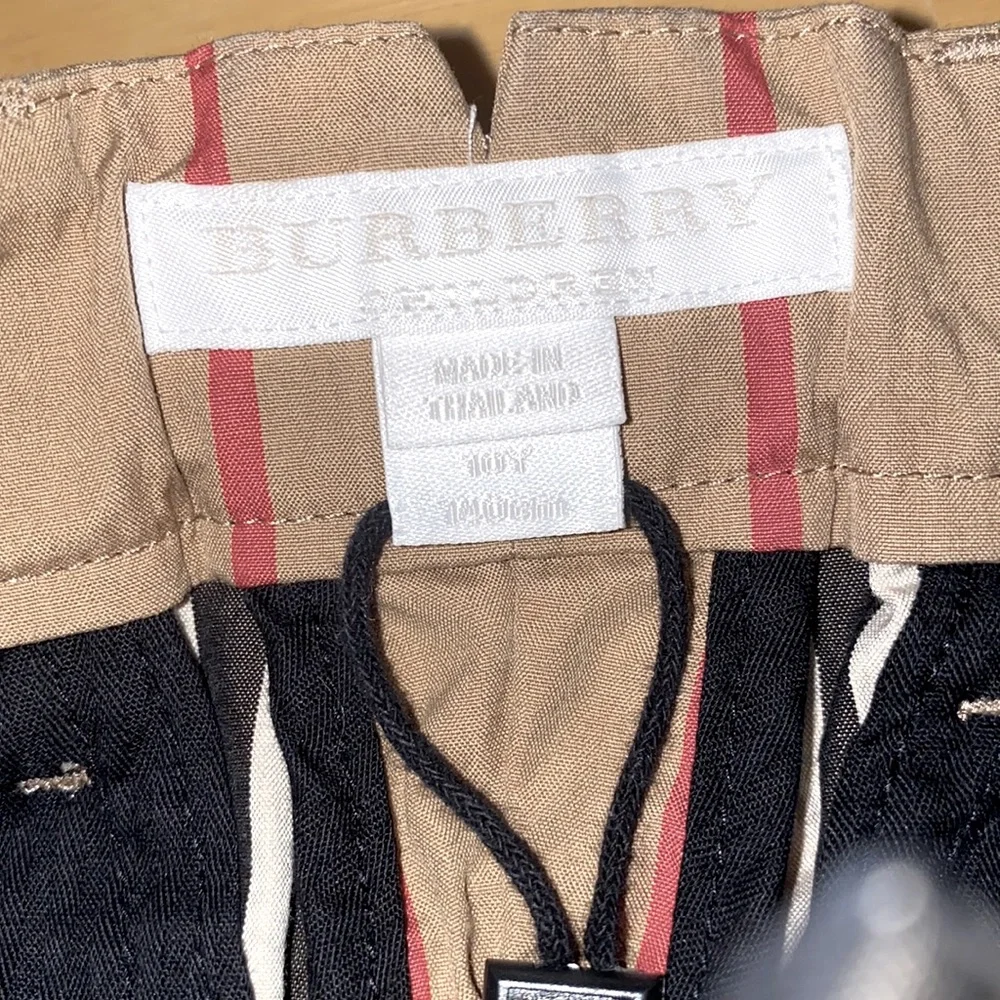 BURBERRY kids check shorts 🩳
